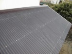 浜松市　屋根貼り替え工事・ガルバ丸波重ね葺き